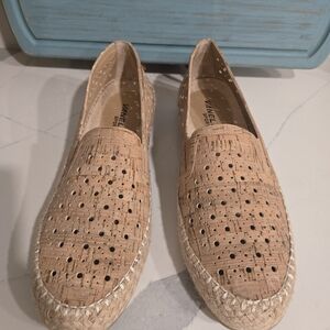 Vaneli Tan Espadrille Loafers